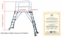 MULTI - HEIGHT & FOLDABLE ALUMINUM WORK PLATFORM