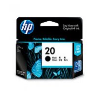 HP 20 墨水盒 Ink Cartridge #C6614D – Black Inkjet Cartridge