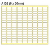 New Star 多功能標籤 Label #A102 8x20mm