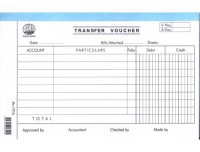 會計傳票-英文 Accounting Voucher ''English'' #1771A Transfer Voucher