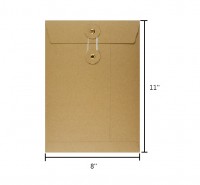 啡色公文袋連繩 Brown Envelope 8'' x 11'' <With String>