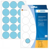 Herma 顏色標籤 Colour Label (Round Shape) #2273 (32mm) – Blue