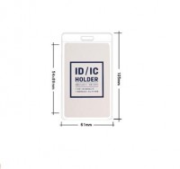 Deli 高透明亞加力証件套 Acrylic IC Card Holder (Hard) - 直放