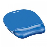 Fellowes 水晶啫喱滑鼠墊 Gel Mousepad/Wrist Rest #FW91141 - 冰藍色