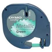 Dymo 標籤帶 Letratag Tape #91209 Dymo Tape – Metallic, Green