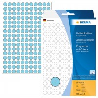 Herma 顏色標籤 Colour Label (Round Shape) #2213 (8mm) – Blue