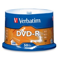 Verbatim #DVD-R Disk 4.7GB 16x 50's