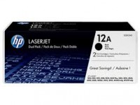 HP 12A 鐳射碳粉盒 Laser Cartridge #Q2612AD  – Black Toner Twin Pack