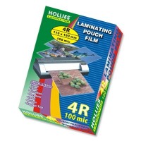 Hollies Laminating Pouch Film 4R 110 x 160mm (100 mic)