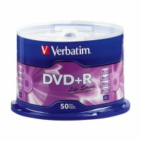 Verbatim #DVD+R Disk 4.7GB 16x 50's