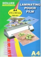 Hollies Laminating Pouch Film A4 216 x 303mm (100mic)