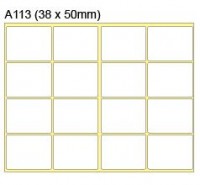 New Star 多功能標籤 Label #A113 38x50mm