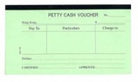 會計傳票-英文 Accounting Voucher ''English'' #319 – Petty Cash