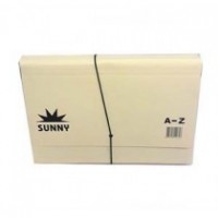 Sunny 風琴式文件袋 Expanding Wallet (A-Z) F4 – Beige