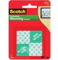 3M Scotch 強力雙面海綿黏貼 Mounting Tape 1''x1'' #111