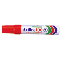 Artline 箱頭筆 Marker #100 Marker (Extra Broad) – Red