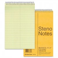 National  鐵圈速記薄 Steno Book #36746 80p (6'' x 9'')