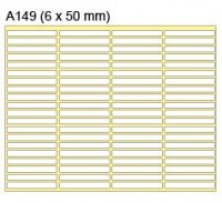 New Star 多功能標籤 Label #A149 6x50mm