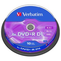 Verbatim #DVD+R 8.5GB Double Layer 10's