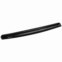 Fellowes 水晶啫喱鍵盤手腕軟墊 Crystal Gel Wrist Rest #FW9112201 - 水晶黑