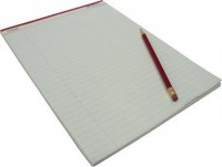 Mead 黃色單行簿 Double-sided Writing Pad #59374 (A4) – White