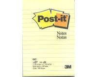 3M 報事貼 Post-it Lined Notes #660 Post-it Lined Notes (4'' x 6'')