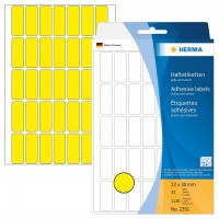 Herma 顏色標籤 Colour Label (Rectangle Shape) #2351-12x30mm (Yellow)