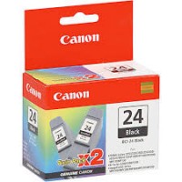 Canon 墨水盒 Ink Cartridge #BCI-24 – Black (Twin Pack)