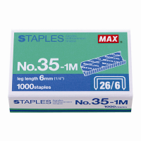 Max 釘書針 Staples #35-1M (26/6) 1000's