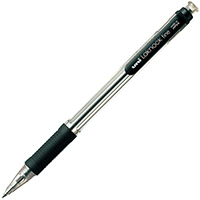 UNI 按掣原子筆 Retractable Ball Pen #SN-101 Laknock – Black