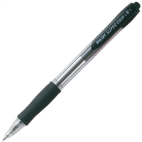 Pilot 按掣原子筆 Retractable Ball Pen #BPGP Super Grip Ball Pen – Black