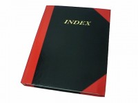 硬皮簿引簿 Hard Cover Book with ''Index'' 4'' x 6'' with index