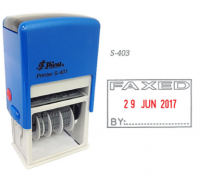 Shiny #S-403 Faxed w/Date Chop