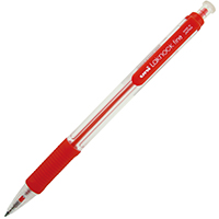 UNI 按掣原子筆 Retractable Ball Pen #SN-101 Laknock – Red