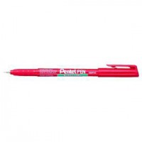 Pentel 環保系列超細尖咀油性筆 0.5mm #NMF50 - Red