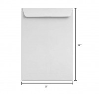 白色公文袋 White Envelope 9'' x 12'' <No String>