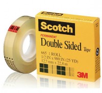 3M 雙面膠紙 Double Coated Tape #665 (1/2'' x 900'')