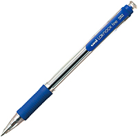 UNI 按掣原子筆 Retractable Ball Pen #SN-101 Laknock – Blue