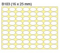 New Star 多功能標籤 Label #B103 16x25mm