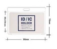 Deli 高透明亞加力証件套 Acrylic IC Card Holder (Hard) - 橫放